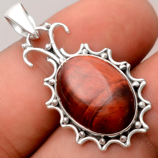 Natural Red Tiger Eye Pendant P-1249 SDP155768
