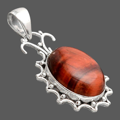 Natural Red Tiger Eye Pendant P-1249 SDP155768