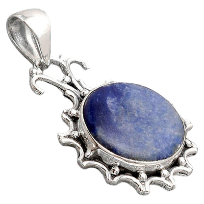 Natural Dumortierite Quartz Pendant P-1249 SDP155771