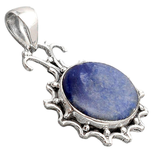 Natural Dumortierite Quartz Pendant P-1249 SDP155771