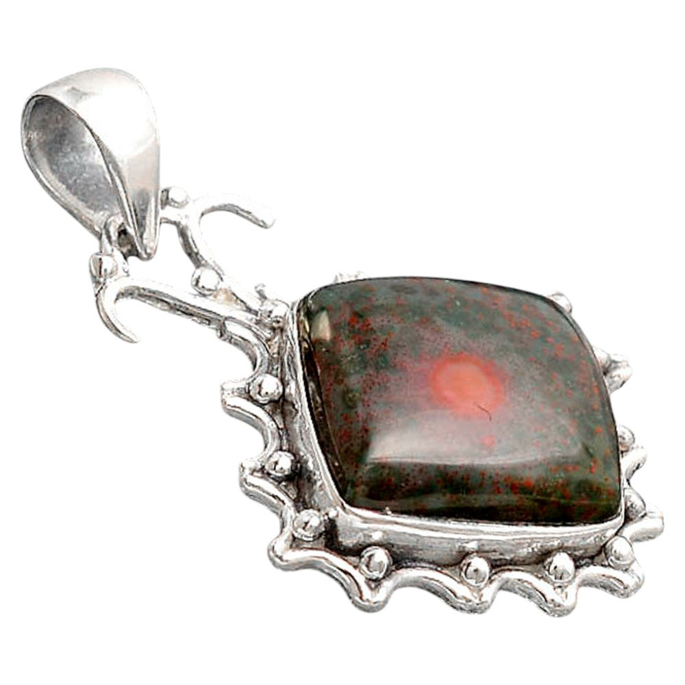 Natural Blood Stone - India Pendant P-1249 SDP155774