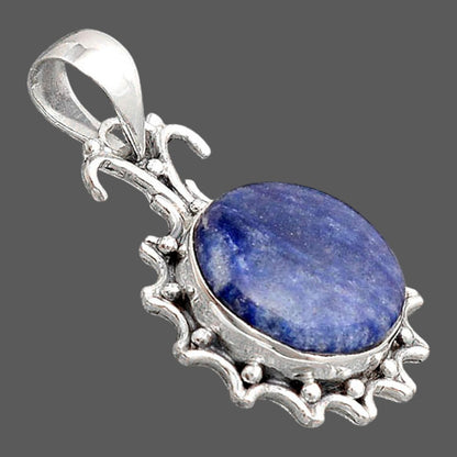 Natural Dumortierite Quartz Pendant P-1249 SDP155776