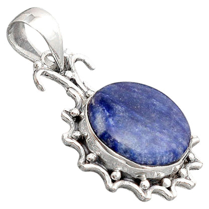 Natural Dumortierite Quartz Pendant P-1249 SDP155776