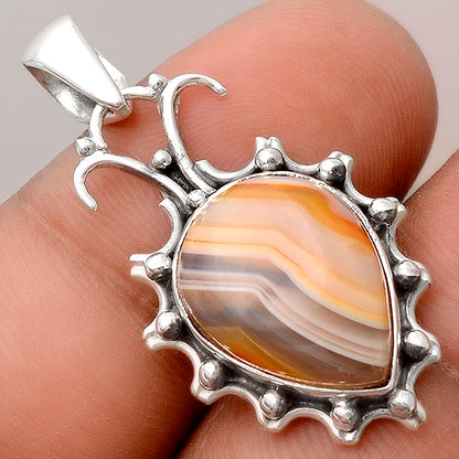 Natural Banded Onyx Pendant P-1249 SDP155782