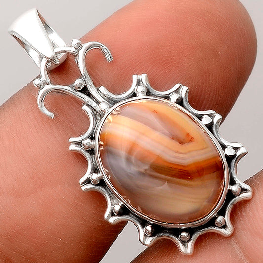 Natural Banded Onyx Pendant P-1249 SDP155785