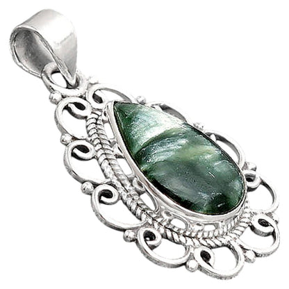 Natural Russian Seraphinite Pendant P-1699 SDP155817