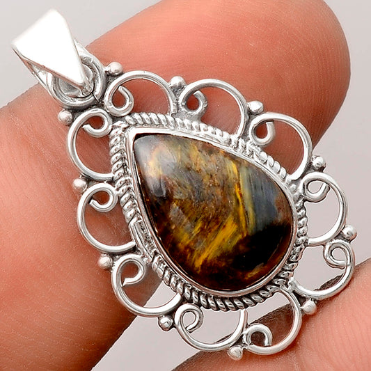 Natural Pietersite - Namibia Pendant P-1699 SDP155823