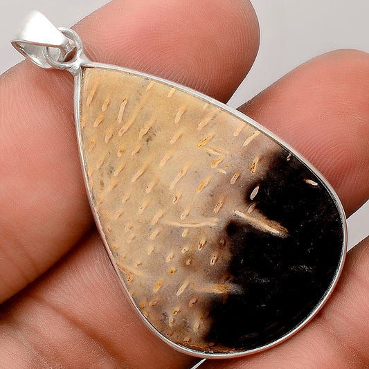 Natural Root Plume Agate Pendant P-1001 SDP155833