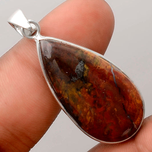 Natural Red Moss Agate Pendant P-1001 SDP155838