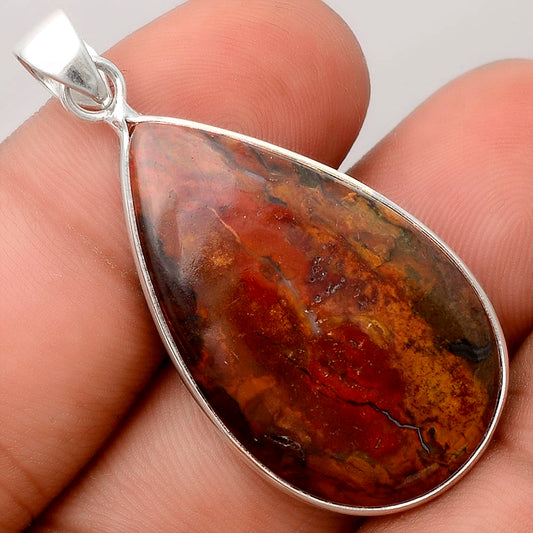 Natural Red Moss Agate Pendant P-1001 SDP155846