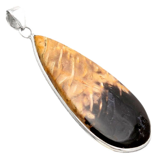 Natural Root Plume Agate Pendant P-1001 SDP155848