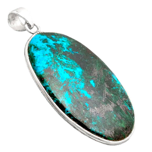 Natural Azurite Chrysocolla Pendant P-1001 SDP155850