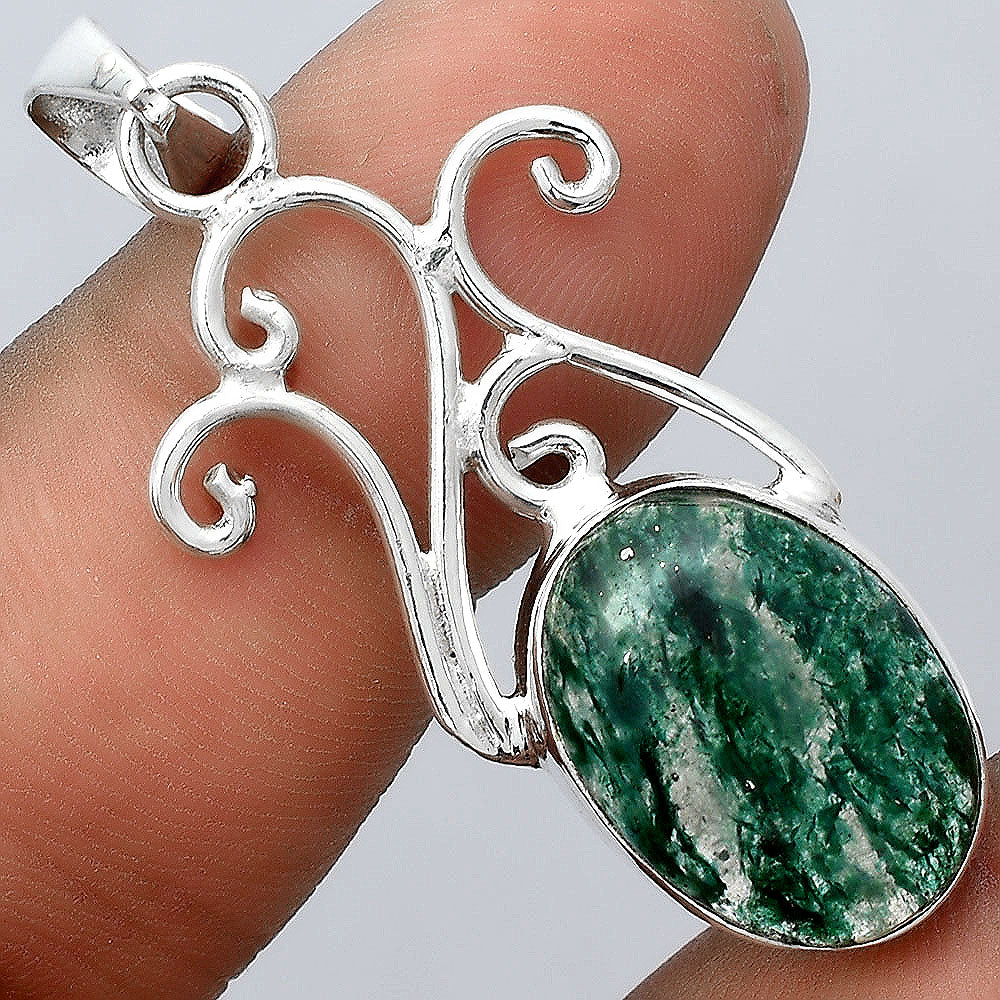 Natural Green Aventurine Pendant P-1358 SDP155860