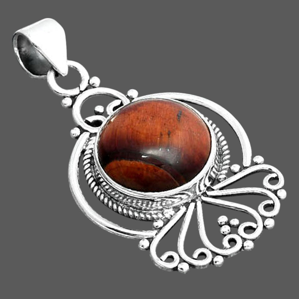 Natural Red Tiger Eye Pendant P-1544 SDP155876