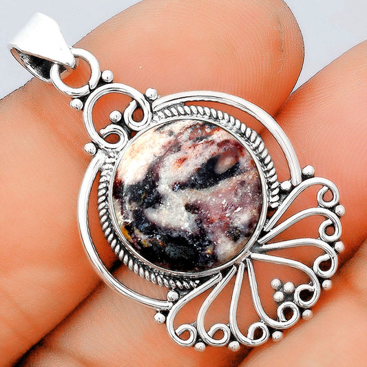 Natural Indian Blanket Jasper Pendant P-1544 SDP155887