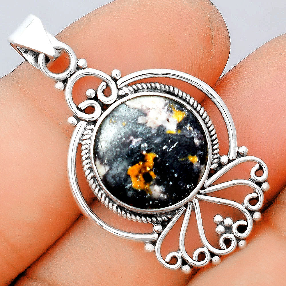 Natural Indian Blanket Jasper Pendant P-1544 SDP155894