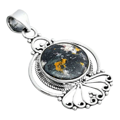 Natural Indian Blanket Jasper Pendant P-1544 SDP155894