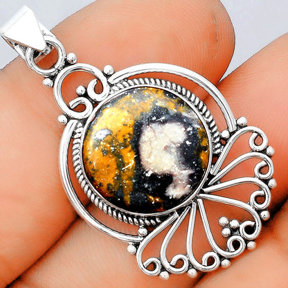 Natural Indian Blanket Jasper Pendant P-1544 SDP155898