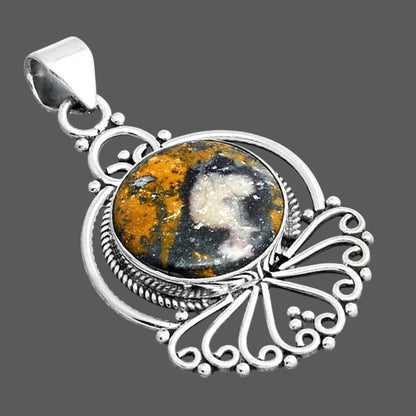 Natural Indian Blanket Jasper Pendant P-1544 SDP155898