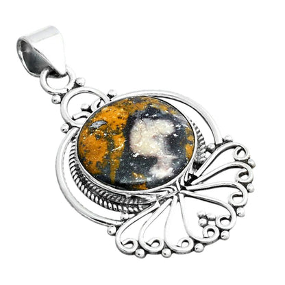 Natural Indian Blanket Jasper Pendant P-1544 SDP155898