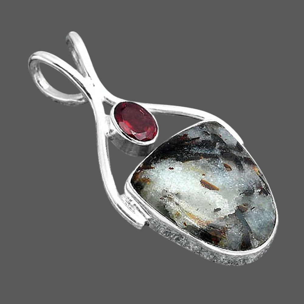 Astrophyllite - Russia and Garnet Pendant P-1038 SDP155938