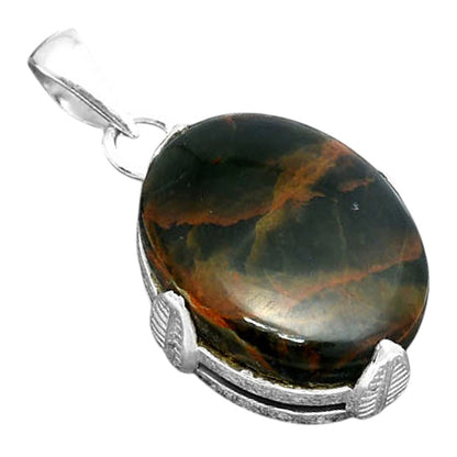 Natural Turkish Rainforest Chrysocolla Pendant P-1548 SDP155961