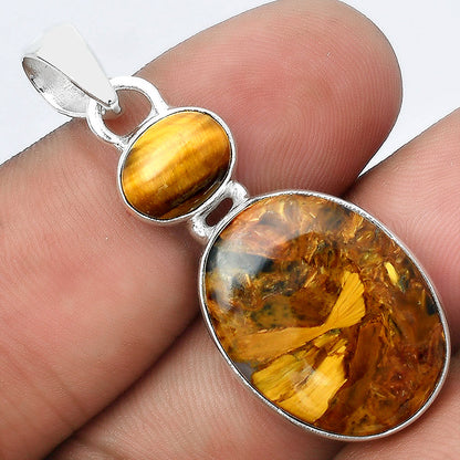 Pietersite - Namibia & Tiger Eye Pendant P-1098 SDP155973