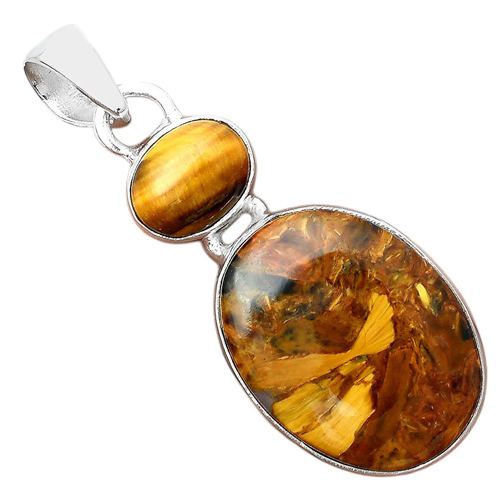 Pietersite - Namibia & Tiger Eye Pendant P-1098 SDP155973