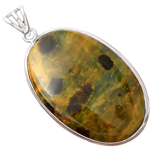 Natural Rhyolite - Rainforest Jasper Pendant P-1001 SDP155980