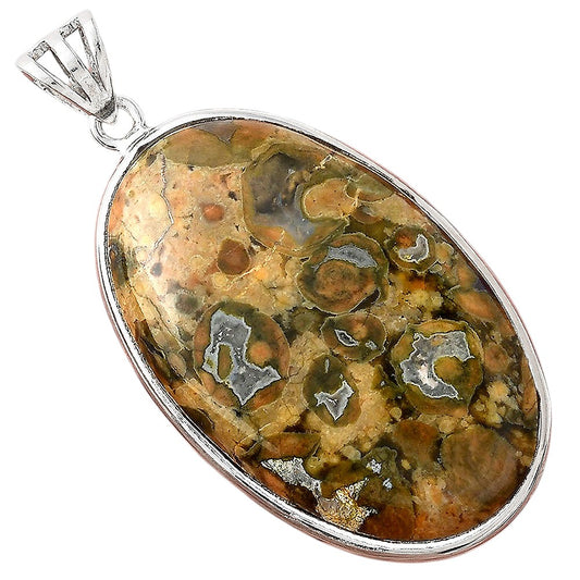 Natural Rhyolite - Rainforest Jasper Pendant P-1001 SDP155981