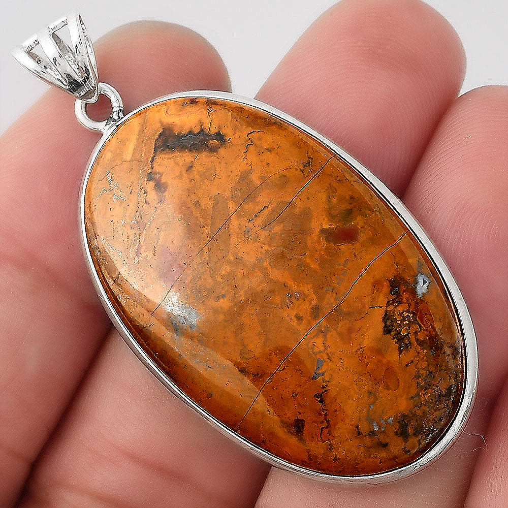 Natural Red Moss Agate Pendant P-1001 SDP155994