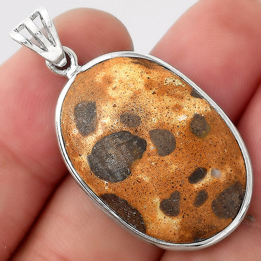 Natural Chert Breccia Crystal Pendant P-1001 SDP155996