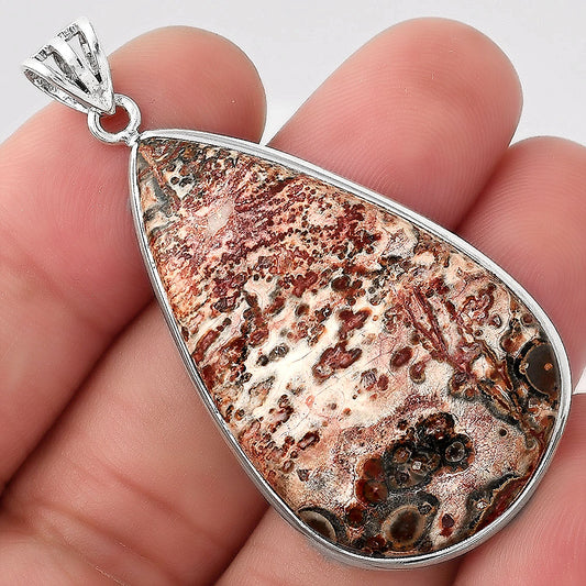 Natural Leopard Skin Jasper Pendant P-1001 SDP155997