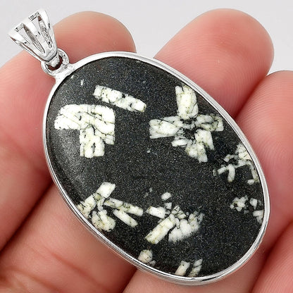 Natural Hornblende Pendant P-1001 SDP155998