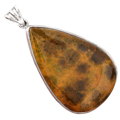 Natural Turkish Rainforest Chrysocolla Pendant P-1001 SDP156007