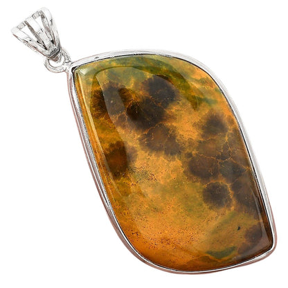 Natural Turkish Rainforest Chrysocolla Pendant P-1001 SDP156008