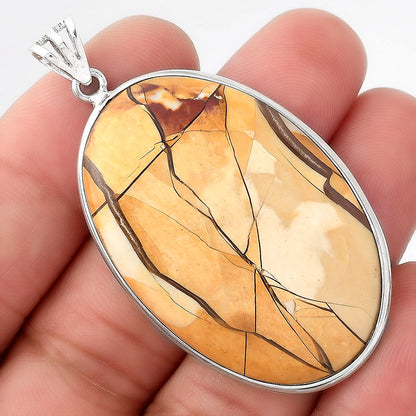 Natural Brecciated Mookaite Pendant P-1001 SDP156009