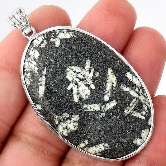 Natural Hornblende Pendant P-1001 SDP156010