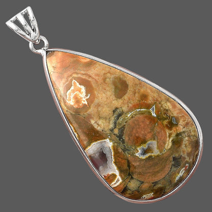 Natural Rhyolite - Rainforest Jasper Pendant P-1001 SDP156017