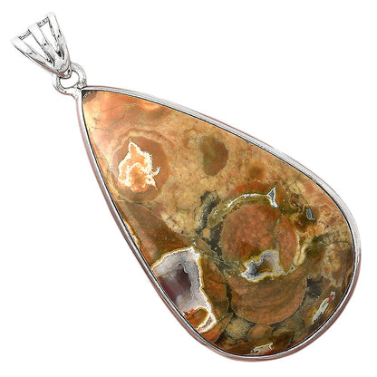 Natural Rhyolite - Rainforest Jasper Pendant P-1001 SDP156017