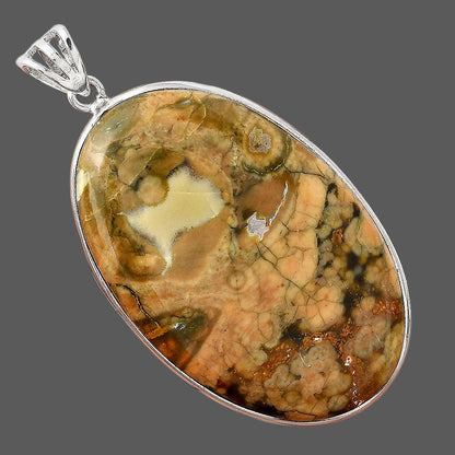 Natural Rhyolite - Rainforest Jasper Pendant P-1001 SDP156022