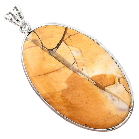 Natural Brecciated Mookaite Pendant P-1001 SDP156029