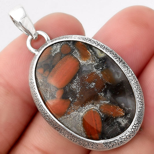 Natural Tabu Jasper Pendant P-1538 SDP156034