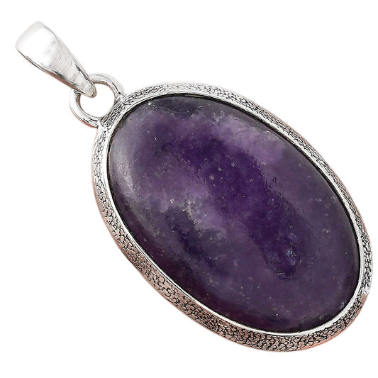 Natural Purple Lepidolite Pendant P-1538 SDP156035