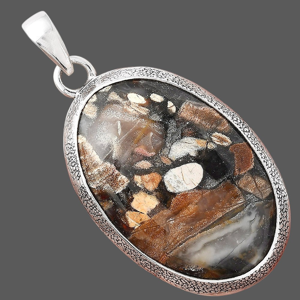 Natural Tabu Jasper Pendant P-1538 SDP156043