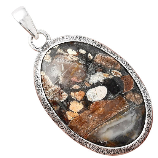 Natural Tabu Jasper Pendant P-1538 SDP156043