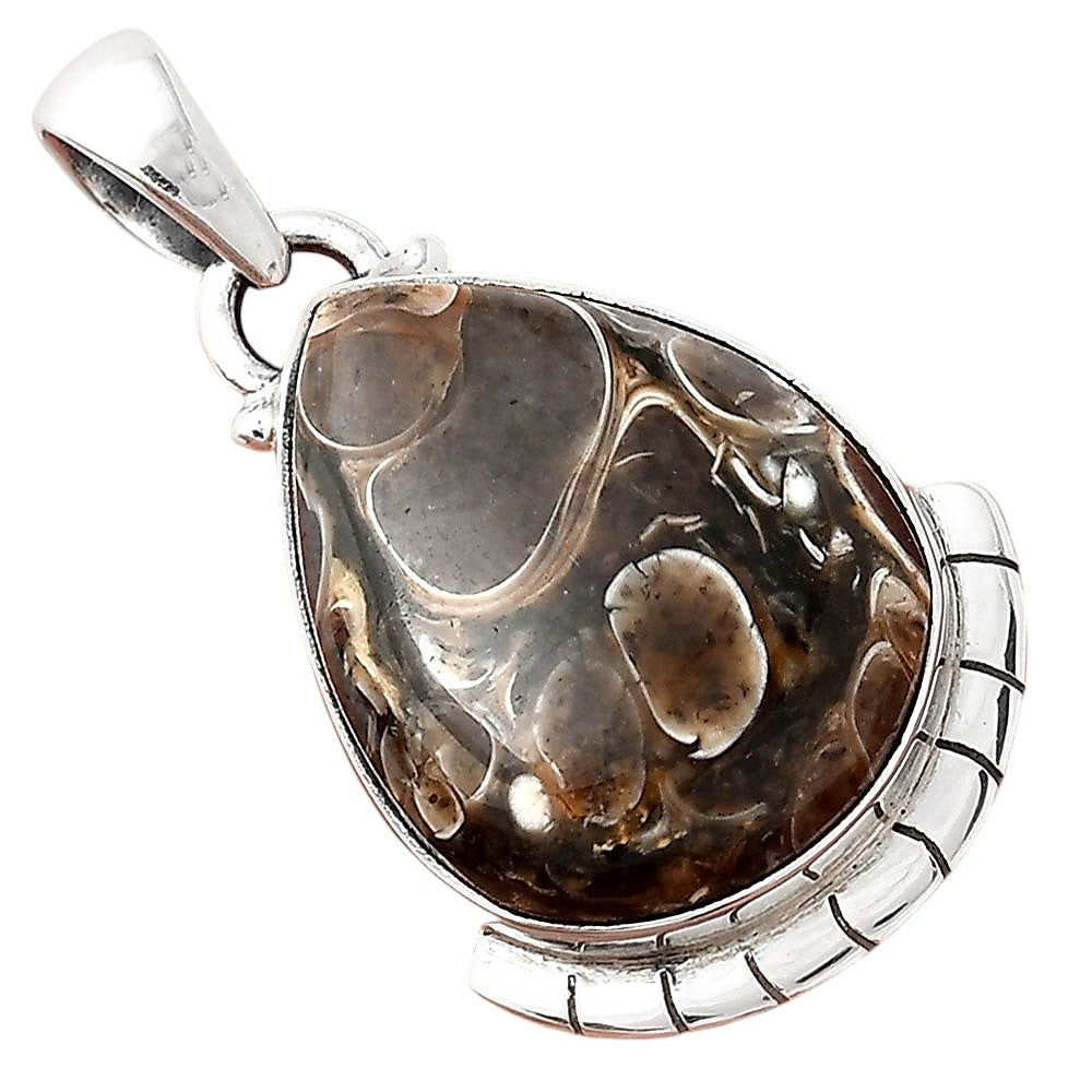 Natural Turtella Jasper - USA Pendant P-1415 SDP156047