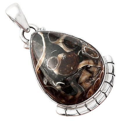 Natural Turtella Jasper - USA Pendant P-1415 SDP156050