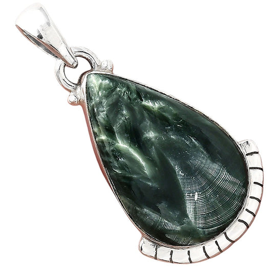 Natural Russian Seraphinite Pendant P-1415 SDP156053