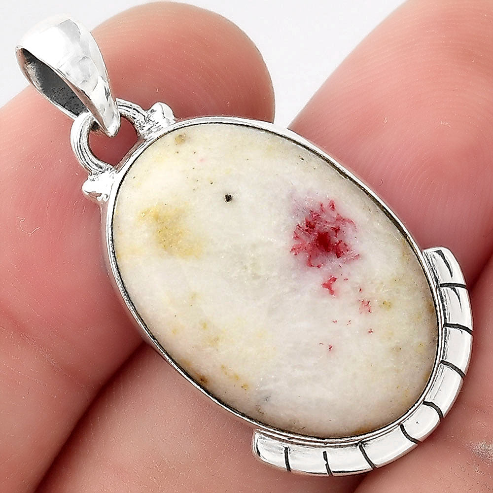 Natural Cinnabar Pendant P-1415 SDP156056